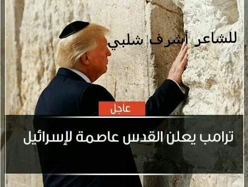 الشاعر أشرف موسي شلبي يكتب قصيدة ….. ” القدس تأن من أيام “